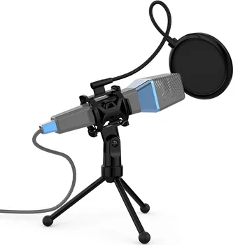 Mikrofona Statīvs Mini Desktop Statīva Mic Stand Ar Triecienu Mount Mikrofona Turētājs Pop Filtrs Tiešsaistes Apraides Dziedāšanas Sanāksme