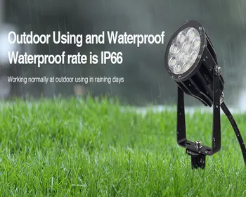 MIlight FUTC08 2.4 RF Attālums 30m 6W RGB+PKT LED Garden Light(DC24V) Ūdensizturīgu IP66 led Āra lampas Dārza Apgaismojums