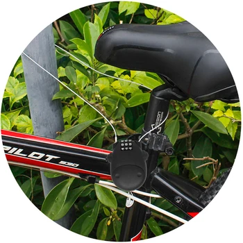 Mini Bike Lock MTB Velosipēdu Ceļu Kabeļu skrūvsavienojums, ar Augstu Drošības Anti Theft Ievelkamu Vadu Bloķēšanas daudzfunkcionālā Velosipēdu Ķēdes Atslēga