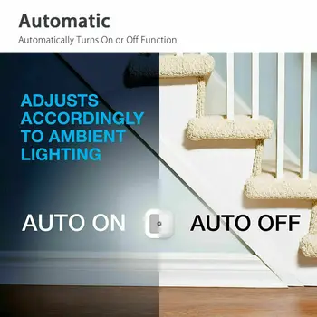 Mini ES MUMS Plug Nakts gaismas Lampa Bezvadu Jauki Sensora Apgaismojums Bērniem Bērnu Dzīvojamā Istaba Guļamistaba Gaismas