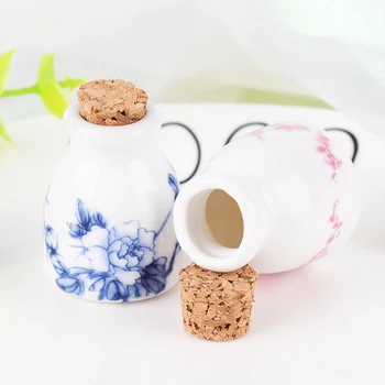 Mini Keramikas Stikla Dappen Ēdiens Bowl trauks Ar Koka Vāku, Akrila Šķidrumu Mirdzēt Pulveris Pudeli DIY Nail Art Rīki 1gb