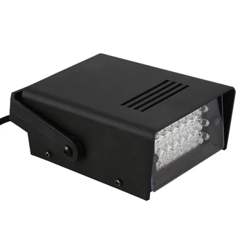 Mini LED Strobe Stroboskopu Blitzer Baltās Gaismas Efekts AC 100-240V Disco Posmā