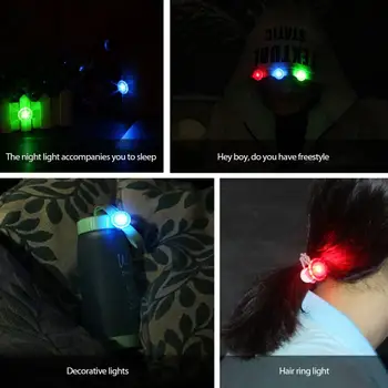 Mini Mirgojošs LED Kurpes Klipu Lukturi Ar Akumulatoru, Āra Nakts Pastaigas Darbojas Skriešanas Drošības Brīdinājuma Gaismas Lampa Mugursoma Gaismas