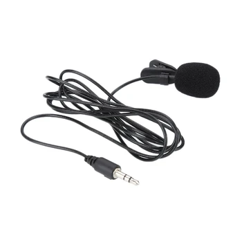 MINI Profesionāļiem Auto Audio Mikrofons (3,5 mm Jack Spraudnis Mikrofona Stereo Mini Vadu Ārējā Mikrofona PC Auto Auto DVD Radio JAUNAS