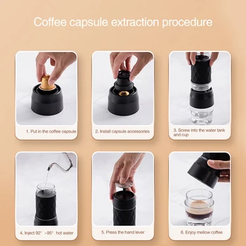 Mini Puses Rokasgrāmata Portatīvo Kafijas Automāts 304 Pārtikas Klases Nerūsējošā Tērauda, Nav Rūsas neslīdoša Espresso Maker Ieguve Pot
