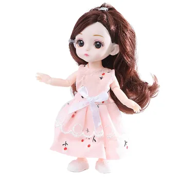 Mini Saģērbt Princese Lelles Rotaļlietas Kawaii Playhouse Meitene, Rotaļlietas Bērniem, Meitenēm, Skaistu Montessori Izglītības Rotaļlietu Modes Lelle