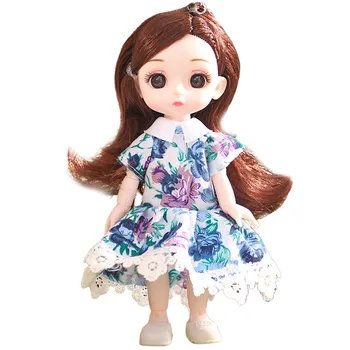 Mini Saģērbt Princese Lelles Rotaļlietas Kawaii Playhouse Meitene, Rotaļlietas Bērniem, Meitenēm, Skaistu Montessori Izglītības Rotaļlietu Modes Lelle