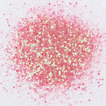 Mini Spīd Nagu Spīguļi, Vizuļi Hologrāfiskā Krāsains Rozā Peonija Mix Sērijas Pārslas DIY Nagiem Spīdums, Nagu Art Accessories10ml