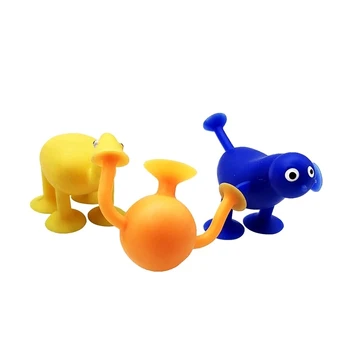 Mini Sūcējs piesūcekni Lelles Jūras Zemes Dīvainu Dzīvnieku, Cupule Sūcējs Kausa mazulis Rīcības Rotaļlietas Kapsula Modelis Lelles Skaitļi