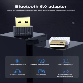 Mini USB Bezvadu Bluetooth Saderīgu Dongle Adapteri, 5.0 Mūzikas Audio Uztvērēju, Raidītāju DATORA Skaļruņu Peles Portatīvie