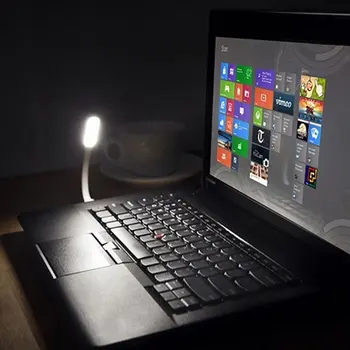 Mini USB LED Gaismas Lampa 180 Grādu Regulējams Portatīvo Elastīgu par powerbank PC, Laptop, Notebook Datoru, Nakts Darba