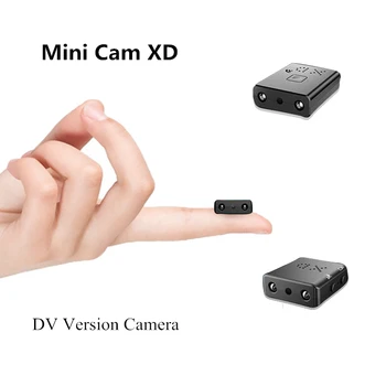 MINI Wifi Cam HD 1080P 4K smart Kameras ar Infrasarkano Nakts Redzamības Drošības Kameras Loop Ierakstīšanas Atbalsts 32GB XD PK SQ11