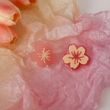 MISSNICE Modes Sakura Auskari Sievietēm, Akrila Ziedu Formas auskariem Elegants Sweety Jauki Stila Rotaslietas, Aksesuāri
