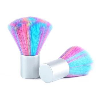 Mix-color Nail Art Brush, Akrils UV Gēla Pulveris Putekļu Noņemšanas Tīrīšana Mīksto Rīki Pulveris Noņemšanas, Tīrīšanas Birste Līdzeklis maquillaje