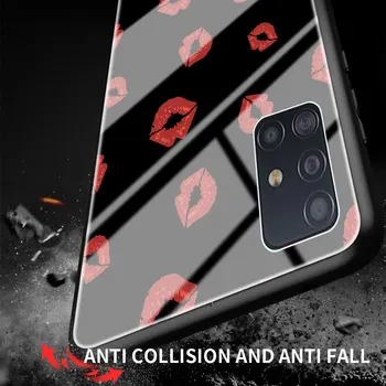 Mobilo Case For Samsung Galaxy A50 A51 A71 A70 A30 A31 A21s A91 A10 A40 Rūdīta Stikla Vāciņu Betty Boop