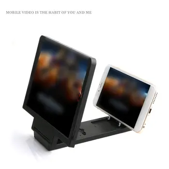 Mobilā Telefona Ekrāna Lupa 3D Mobilā Tālruņa Video Palielināmo Stiklu Mobilā Tālruņa Viedtālrunis Palielināmo Ekrāna Tālruņa Turētājs