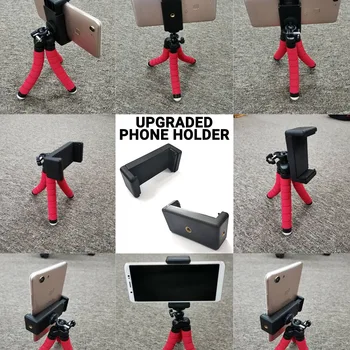 Mobilā Tālruņa Turētājs Mobilo Telefonu, Mini Kameras Statīva Selfie Statīvs Monopod Elastīgu Astoņkāji Statīvu
