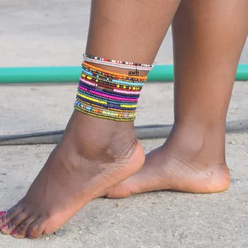 Modes anklet Krāsains Measle Ķēdē, Kāju Ķēdes, Rotaslietas Sievietēm Vasarā Pludmale Anklet basām kājām Ķēdes Sievietēm Meitene