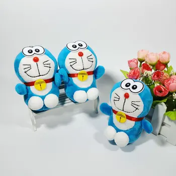 Modes Doraemon Plīša Rotaļlietas Kulons Keychain Cute Anime Modelis Keychain Karikatūra Rotaļlietas Atslēgu Piekariņi Bērnu Dzimšanas Dienas Dāvanas Doraemon