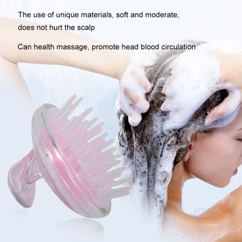 Modes Matu Šampūns Suka Ķemme Massager Ķemme Elastīga Tīrīšanas Galvas Skalpa Matu Sukām Silikona Plastmasas Vannas Ķemme Karstā Pārdošanas