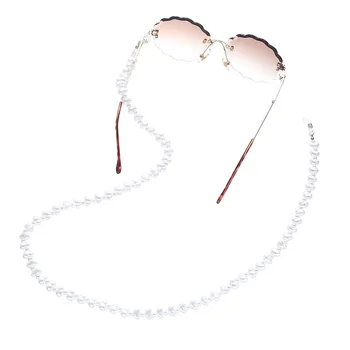 Modes Pērļu Maska Ķēdes Brilles Ķēdes Sievietēm Retro Metāla Saulesbrilles Lanyards Briļļu Vadu Turētājs Kakla Siksna Dropshipping