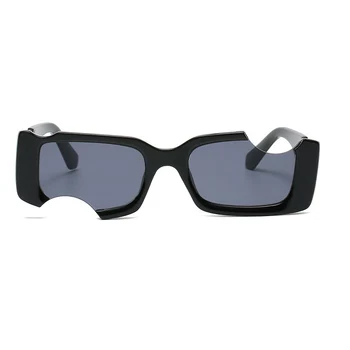 Modes Taisnstūra Saulesbrilles Sieviešu Krāsains Spogulis, Objektīvs, Kvadrātveida Saules Brilles Vīriešiem Vintage Toņos Brilles Sieviešu UV400 H219