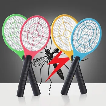 Mosquito Killer Elektriskā Tenisa Bat Rokas Rakete Kukaiņu Lidot Bug Lapseņu Swatter Moskītu Lamatas Pret Odiem Killer #Y2