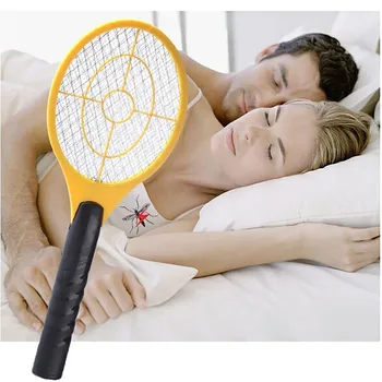 Mosquito Killer Elektriskā Tenisa Bat Rokas Rakete Kukaiņu Lidot Bug Lapseņu Swatter Moskītu Lamatas Pret Odiem Killer #Y2