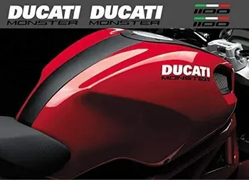 Motociklu Decal Komplekts Uzlīmes Dublikātu par Ducati Monster 1100 950 1260 1200 Uzlīmes