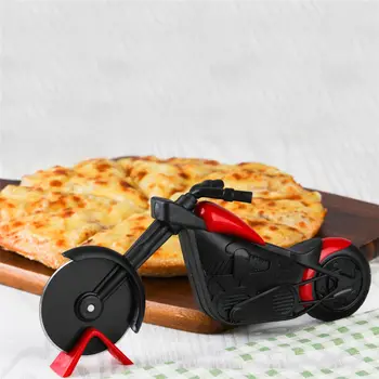 Motociklu Picas Griezējs Inovatīvu Pica Riteņu Rullīšu Rīku, Velosipēdu Pica Naži Virtuves Samazināt Instrumenti Nerūsējošā Tērauda Picas Griezēju
