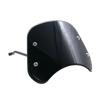 Motociklu Vējstikli Vējstikla Ekrānu Lukturu Aptecētājs par Benelli Leoncino 500(Black)
