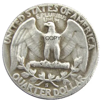 MUMS 1944P/S/D Dažādiem Piparmētru Vašingtonas Ceturksnī Dolāru Sudraba Pārklājumu Kopēt Monētas