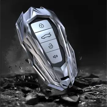 Mutips Auto Atslēgu Gadījumā, Korpusa Vāciņš Cinka Sakausējuma Keychain Auto Par Geely Atlas Boyue NL3 EX7 Emgrand X7 EmgrarandX7 SUV GT GC9 borui