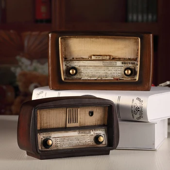 Mājas Dekori Ziemeļvalstu Vintage Radio, Foto Aksesuārus, Mājas Rotājumi Retro Vecs Modelis Amatniecības Rotas Ir Roku Darbs, Sveķu Amatniecības