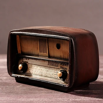 Mājas Dekori Ziemeļvalstu Vintage Radio, Foto Aksesuārus, Mājas Rotājumi Retro Vecs Modelis Amatniecības Rotas Ir Roku Darbs, Sveķu Amatniecības