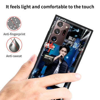 Mīksts silikona TPU Coque Apvalks priekš Samsung Galaxy M01 M11 M21 M31 Ministru M31S M51 Luksusa Telefonu Gadījumā Segtu Klaiņojošiem Bērniem Hwang Hyunjin