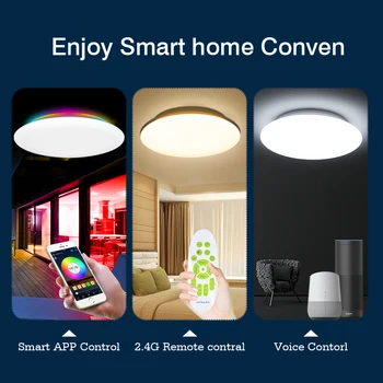 Mūsdienu Smart LED Griestu Gaismas, Mājas Apgaismojums AC 220V 230V 240V APP Kontroles Wifi Mūzikas Gaismas Lampas Guļamistabas Smart Griestu Lampas