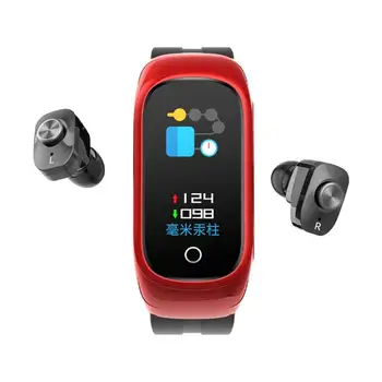 N8 2-in-1 Gudra auss Bluetooth Austiņas Smart Bluetooth Aproce 5.0 Veselības Mājsaimnieces Ūdensizturīgs Austiņas Skatīties Android Apple
