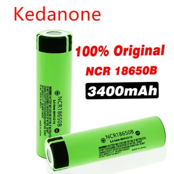 NCR18650B 3,7 V 3400mAh 18650 Litija Akumulators Lukturīšu Baterijas, New