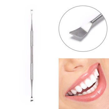 Nerūsējošā Tērauda Double-beidzās Zobu Kopšanas Līdzeklis Zobu Scaler Zobārstniecības instrumenti Zobu Pārbaudīt Zobu Tīrīšanas Līdzeklis, 5 Veidi