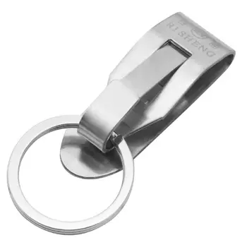Nerūsējošā Tērauda Keyring Drošības Klipu Par Heavy Duty Jostas Atslēgu Klipsis Jostai Keychain X7YC