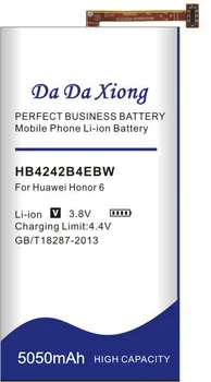 Nesen Modernizētas Droša Un Izturīga 5050mAh HB4242B4EBW Akumulatoru Huawei honor 6 H60-L01 H60-L02 H60-L11 H60-L04