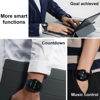 New Smart Skatīties Tālrunis ar skārienekrānu Sports Fitness Watch IP68 Ūdensnecaurlaidīga Bluetooth Savienojumu Android, ios smartwatch Vīriešiem