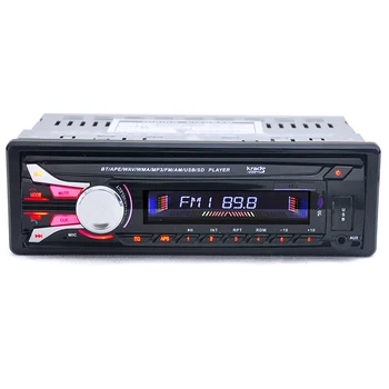 New12V Auto audio, FM Radio, bluetooth, MP3 Audio Atskaņotājs ar USB/SD, MMC bluetooth auto audio atsevišķs noņemams priekšējais panelis