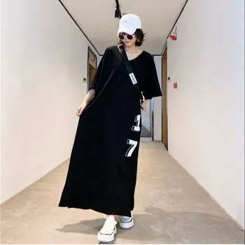 Nightgowns Sievietēm Ar Īsām Piedurknēm Vasaras Sleepwear Iespiesti Korejiešu Stilā, Moderns Ulzzang Lielgabarīta Gadījuma Elegants Sieviešu Šiks Jaunas