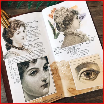 Noblewoman attēlu vintage personalizētu albums Uzlīmes scrapbooking materiāls personalizētas uzlīmes laimīgs plānotājs junk vēstnesis