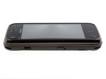 Nokia N97 Mini Atjaunotas Oriģinālās Nokia N97 Mini Mobilo Telefonu Atbloķēt 3G, WIfi, GPS, 8GB uzglabāšanas Symbian Viedtālrunis Balts