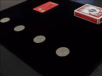 Noslēpums Mat Burvju Triki Parādās Close Up Pokera Klāja Kartes Pad Slēgt Ilūzijas Mentalism Burvju Prop Profesionālās Burvis