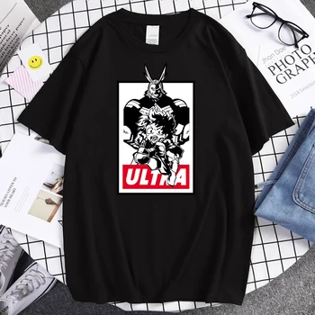 Nē Varonis Augstskolu Deku T Kreklu Visu Var Sagraut Viens Par Visiem Īsām Piedurknēm Tee Vīriešu Vasaras Harajuku Streetwear Japānā, Anime T-Veida Topi