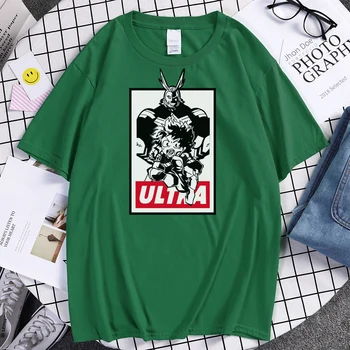 Nē Varonis Augstskolu Deku T Kreklu Visu Var Sagraut Viens Par Visiem Īsām Piedurknēm Tee Vīriešu Vasaras Harajuku Streetwear Japānā, Anime T-Veida Topi